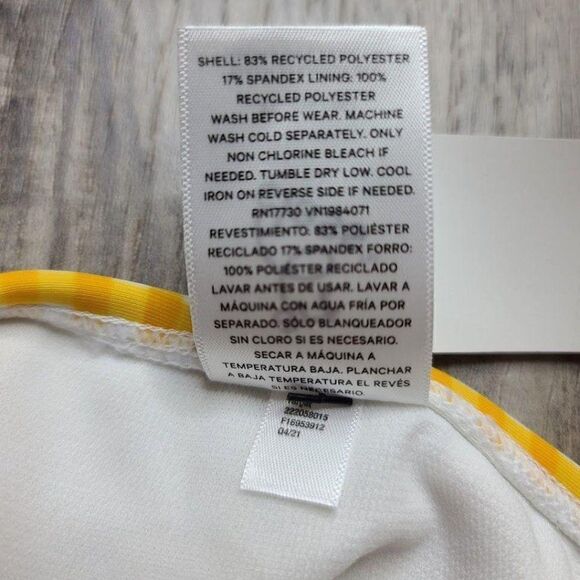 Girls Babydoll Floral Print Midkini Tankini Swimsuit Yellow NEW - Picture 3 of 3